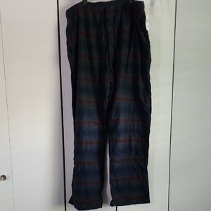Men's Striped Pants - Black and Blue